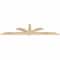 Ekena Millwork Redmond Rough Sawn Timber Gable Bracket, Douglas Fir, 84"W x 21"H x 2"D x 4"F, 6/12 Pitch GBW084X21X0204RED00RDF - alternate 3